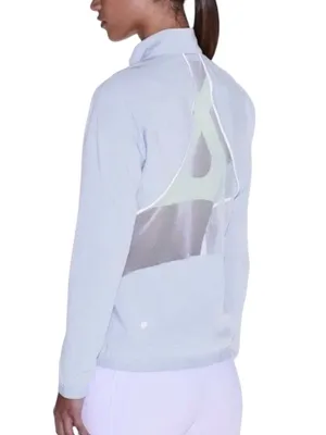 Lululemon Breeze In Jacket in Blue Silk Mesh Size 4 thumbnail 3