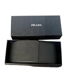 Prada Sunglasses Case w/ Box Authentic Hard Shell Eyewear Case Black Designer thumbnail 1