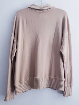 Aerie Vintage Popover Polo Sweater Jacket thumbnail 6