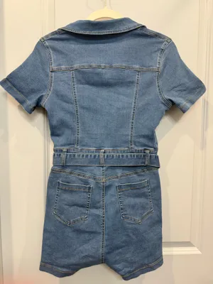 Denim Romper Blue thumbnail 2