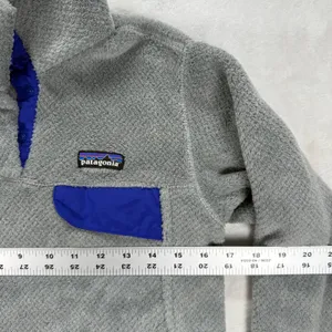 Patagonia Better Sweater‎ Fleece Pullover Gray Blue Trim Small S thumbnail 2