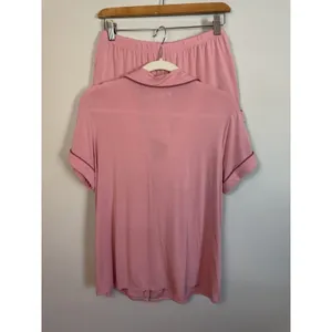 Nordstrom Pink Moonlit Eco Pajama Short Set Tencel Sz S NEW thumbnail 4