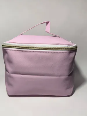 Sassy + Chic Large Pink Makeup Bag Travel Toiletry Organizer Case NWT 8x6x5 in thumbnail 4