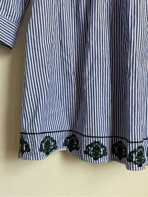 Anthro Lili’s Closet Stripped Andon Swing Dress thumbnail 4