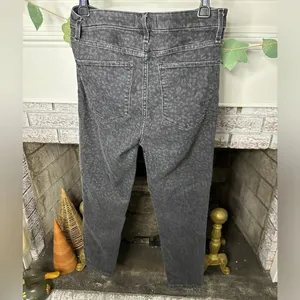 Abercrombie & Fitch Curve Love High Rise Super Skinny Ankle leopard print Jean thumbnail 3