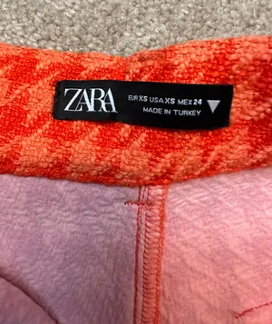 ZARA Tweed Plaid Shorts thumbnail 2