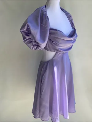 ASTR The Label Lavender Clarita mini dress backless wedding guest cocktail M thumbnail 8