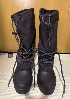 Vintage Women’s Black Sorel Kaufman Canada Lace-Up Winter Boots Size 8 thumbnail 1