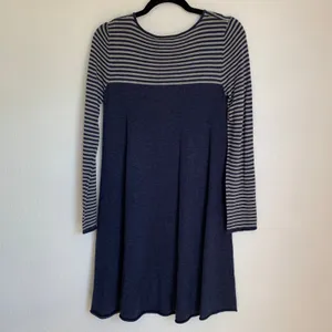 5/$25 NWT Artisan NY Navy Striped‎ Knit Dress thumbnail 4