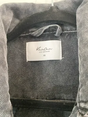 KanCan USA Jean Jacket Black Distressed thumbnail 3