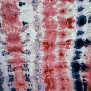 Sadie & Sage Coral Navy Tie Dye Tank Top Cami Flowy V-Neck Womens Size Medium thumbnail 3