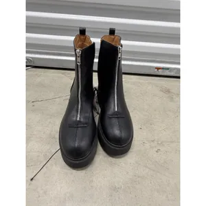Wild Fable Womens Black Front Zip Chunky Platform Ankle Boots Size 11 NWT thumbnail 2