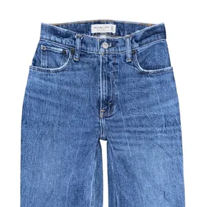 Abercrombie & Fitch Curve Love 90s Straight Ultra High Rise Jeans Sz 24/00 Short thumbnail 3