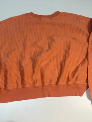 aerie Oversized Ribbed Crew Sweater - Burnt Orange thumbnail 5