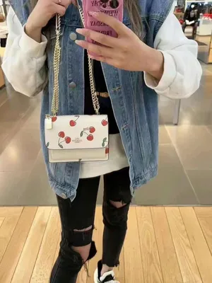 Coach Mini Klare Crossbody With Heart Cherry Print CE656 thumbnail 9