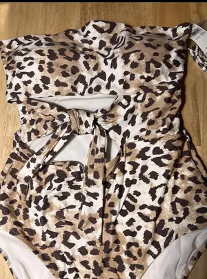 Aerie One Piece Full Coverage Swimsuit Animal Print Medium BNWTS $59.96 thumbnail 2