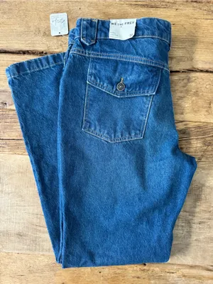 NWT Free People We The Free Flora Low-Rise Bootcut Jeans ~ Bourbon blue ~ 31 thumbnail 16