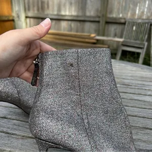 Steve‎ Madden Carey Silver rainbow Glitter Ankle-High boots size 8.5 thumbnail 5