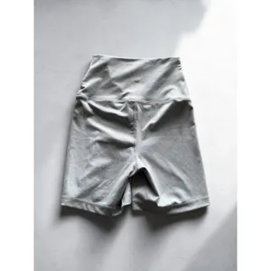 Yogalicious Lux Everyday Super Hi-Rise Shorts Gray Athleisure Biker Shorts Small thumbnail 2