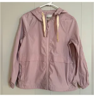 Madewell Wind Breaker Jacket Mauve Pink thumbnail 1