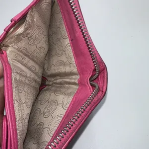 Michael Kors Quilted Pink Leather Small Zip Around Wallet Silver Tone Hardware thumbnail 10