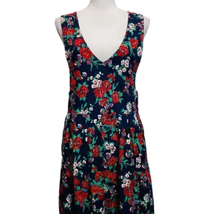 Vintage 80's‎ 90's Bryn Connelly 8 Floral Doilie Floral Print Cottage core Dress thumbnail 2