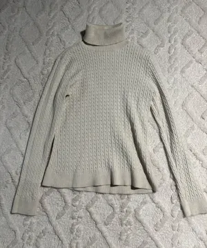Cream turtleneck fits a small thumbnail 1