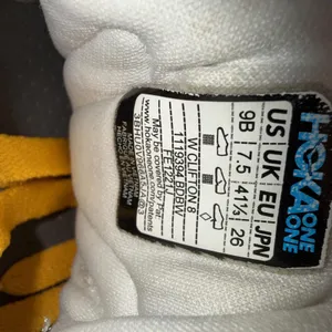 Hoka Clifton 8 Athletic Running Gym Training Shoes Women’s Sneakers Size 9B READ thumbnail 9