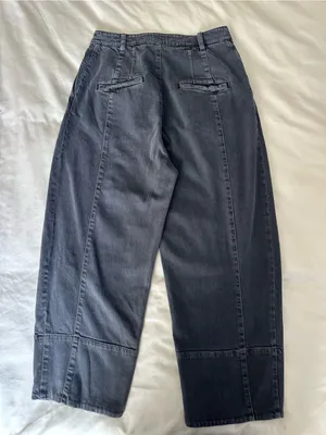 Anthropologie pilcro Black Wide-Leg Jeans with Front Seams thumbnail 3