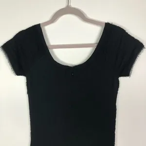 Rag & bone short sleeve silk black dress women's medium‎ thumbnail 8