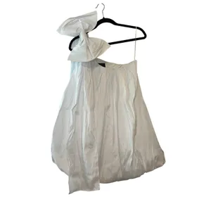 Bardot Razia White One Shoulder Bow Bubble Mini Dress‎ NWT 6 thumbnail 4
