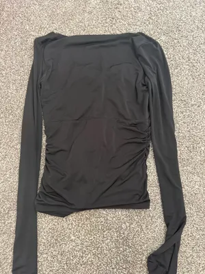 Remi Twist Front Top in Black | Altar'd State thumbnail 2