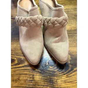 Universal Threads Tan Braided Strap Heeled Mule Size‎  6.5 thumbnail 4