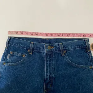 Carhartt NWT Relaxed Fit Denim Jean Shorts Size 31 Made in USA Workwear thumbnail 5