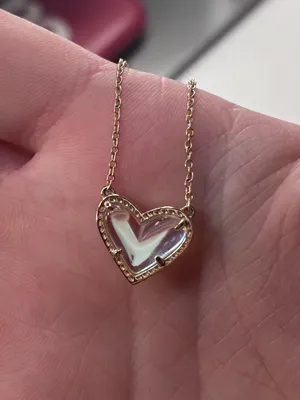 Kendra Scott Ari Heart Short Pendant Necklace, 15" thumbnail 2