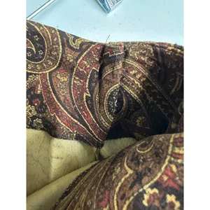 Briggs New York Brown Paisley Midi Skirt Sz XL Rustic Western Prairie Boho Chic Festival Country thumbnail 7