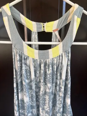 NWT Free People Mimi Halter Style Tunic Top Size Medium Retail $88.00 thumbnail 4