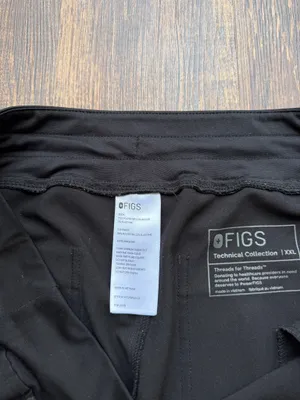 FIGS Women’s Black Yola Skinny Scrub Pants Hospital Nurse Medical Core- Size XXL thumbnail 4
