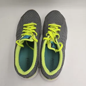 Nike Flex 2013 Run Women’s 9 Gray Volt Blue Breathable Running Athletic Shoes thumbnail 5