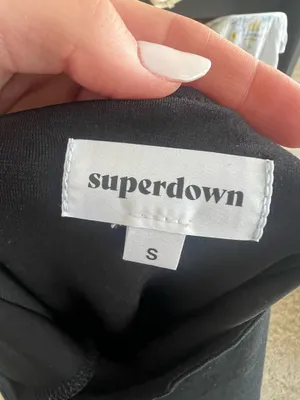 superdown Dress Mini Revolve Black thumbnail 6
