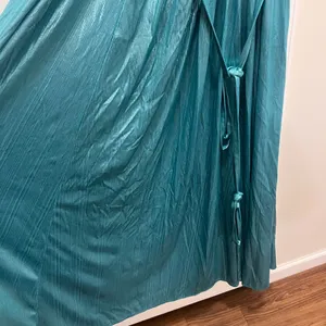 Bronx and Banco Blue Romi Metallic Gown Size Medium $510 thumbnail 7