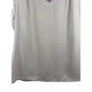Jami’s Collectibles Boutique Gray/tan Sleeveless V-neck Dressy Top Size 10 NWT thumbnail 5