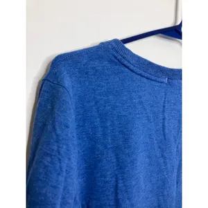 LL Bean Sweatshirt Womens Medium Blue Excellent Thumbhole High Low Hem 510661 thumbnail 6