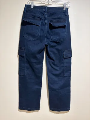 Driftwood Annabel Cargo Stretch Jeans Dark Wash thumbnail 7