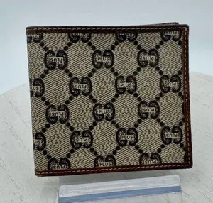 GUCCI Plus Vintage GG Supreme Bifold Wallet Circa 1970s-1980s thumbnail 1