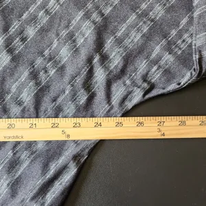 Athleta V-Neck Gray Striped Athleisure‎ Chevron Drop Waist Dolman Dress L thumbnail 7
