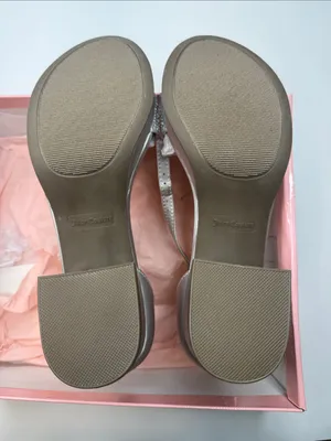 Juicy Couture Women's Nelly Rhinestone Two-Piece Platform Dress Sandals Size 8 thumbnail 8