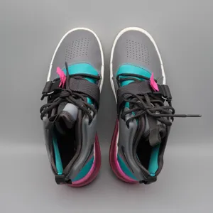 Nike Air Force 270 GS Wolf Grey Hyper Pink Teal AJ8208-005 6Y Women 7.5 Sneaker thumbnail 7