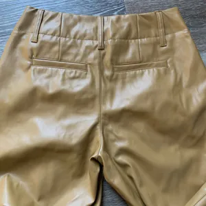 a new day Tan Faux Leather Cropped Pants 2 thumbnail 9