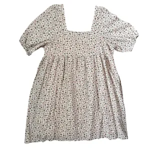 Rylee & Cru Neutrals Superbloom Greta Linen-Blend Babydoll Dress Size Large‎ thumbnail 8